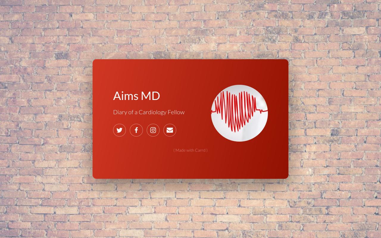 Carrd profile picture for @aims